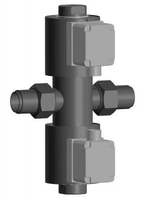 Клапан трехпозиционный (ступенчатое регулирование) муфтовый обычное исполнение АМАКС КЭС.М-20-0,05-НЗ-Д Автоматика