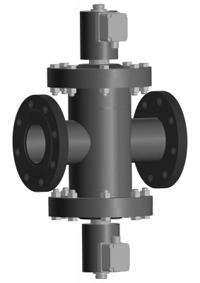 Клапан трехпозиционный (ступенчатое регулирование) муфтовый энергосберегающее исполнение АМАКС КЭС.М-32-0,6-НЗ-ДЭ Автоматика