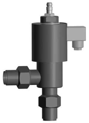Клапан электромагнитный угловой муфтовый обычное исполнение АМАКС КЭУ.М-15-0,1-НЗ Присадки для топлива